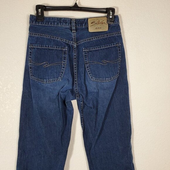 VTG Silver Jeans Co. womens Denim Straight Leg Jeans 29/34 Made In Canada Y2K - Picture 10 of 16